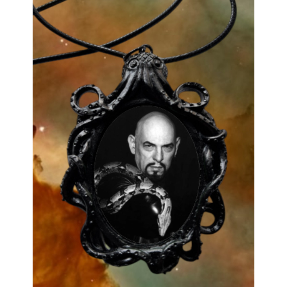 Anton Szandor LaVey Pendant Satanist Totem Occult Satanist